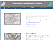 Tablet Screenshot of geoportal.kreis-euskirchen.de